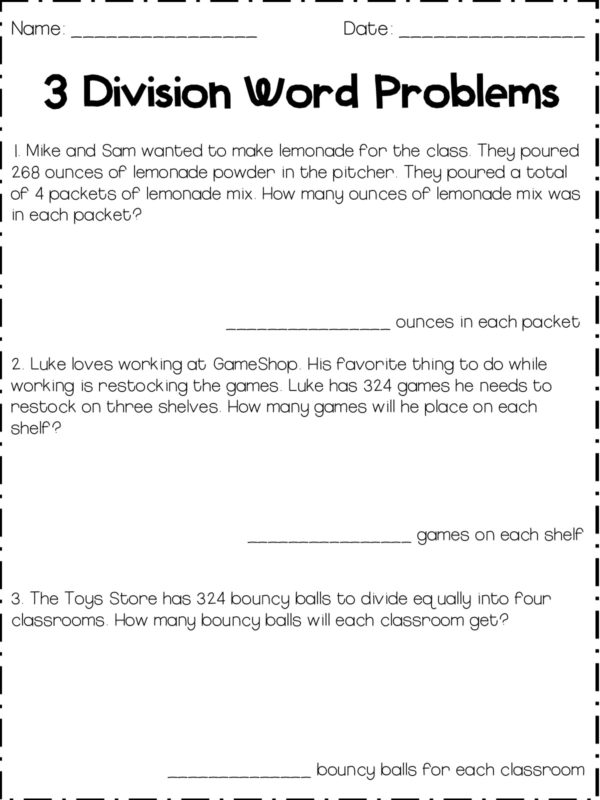 End of the Year Third Grade Math Review Resources – The A Plus Teacher