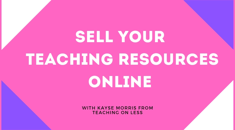 Do you sell your teaching resources online? Click here to learn how to sell your teaching resources online! 